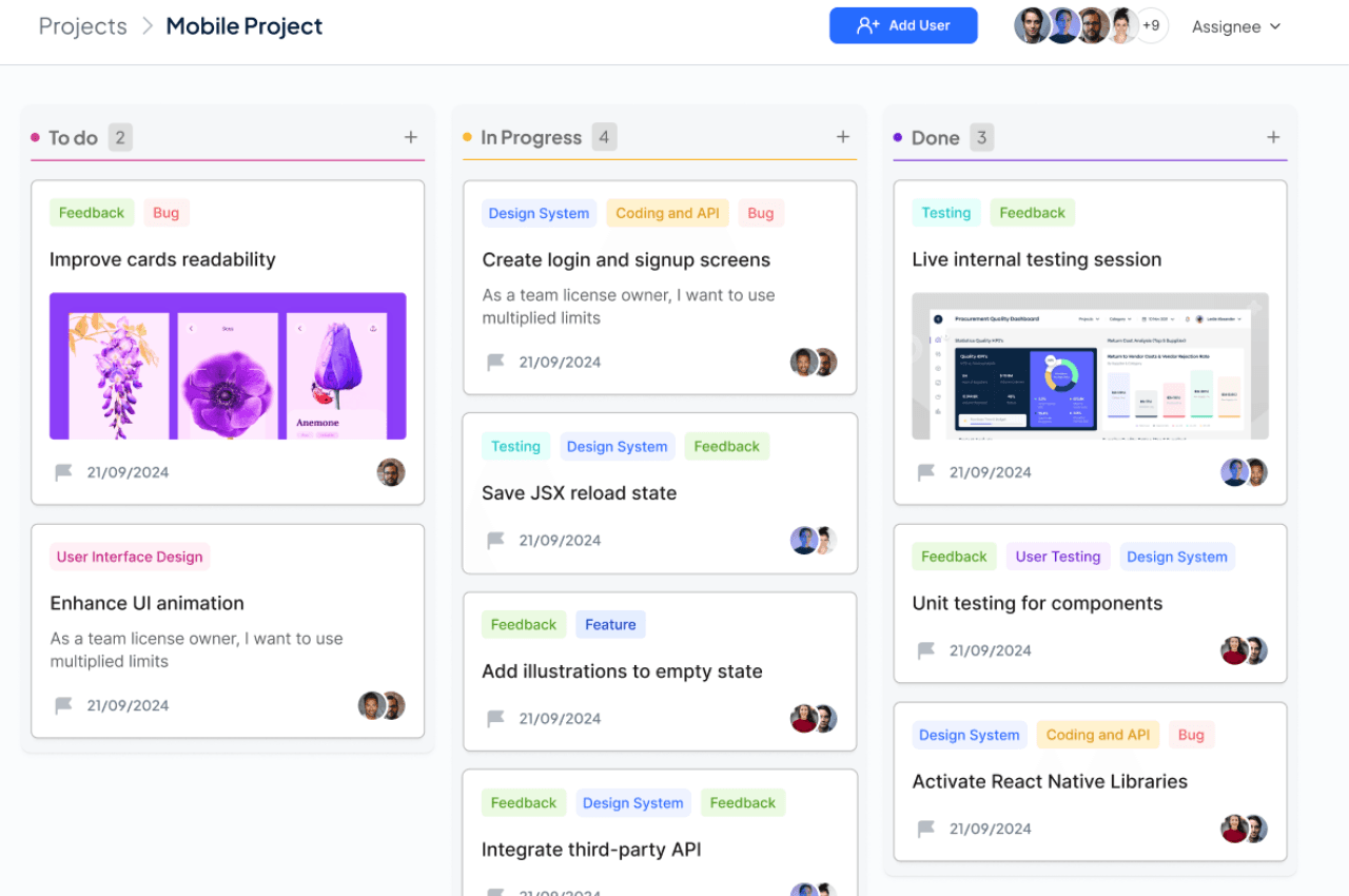 Thumbnail for Task Management App design